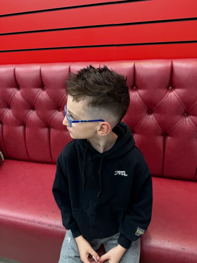 Kids fade haircut at Best Cut Barbers